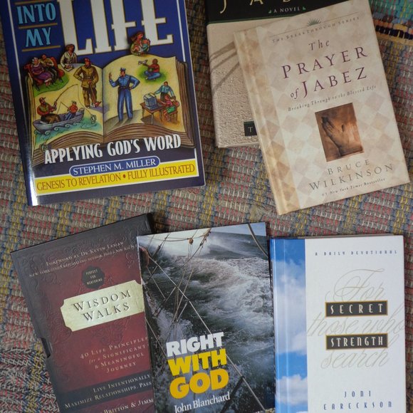 LOT OF 6 NEW BOOKS PERTAINING TO SPIRITULITY / CHRISTIANITY - Picture 1 of 16